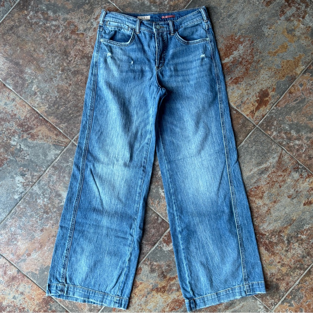Pilcro Blue Denim Trouser Jeans